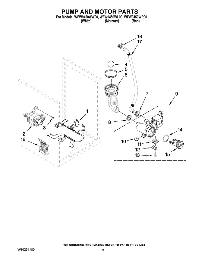 Diagram for WFW9450WW00