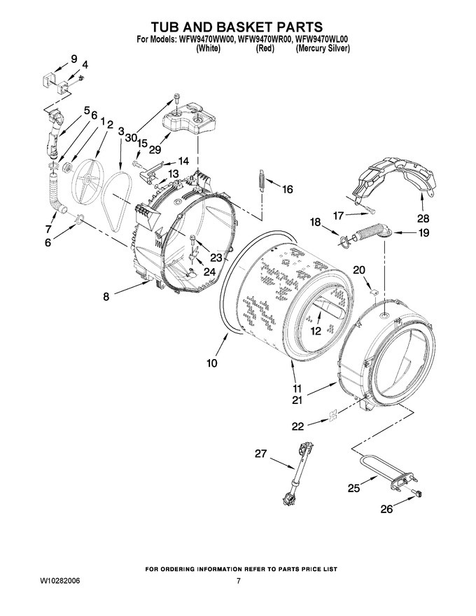 Diagram for WFW9470WR00