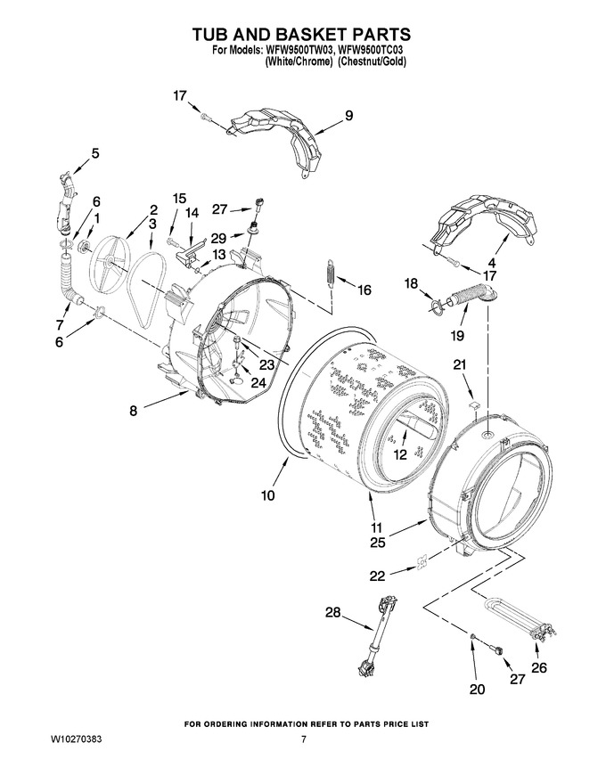 Diagram for WFW9500TC03