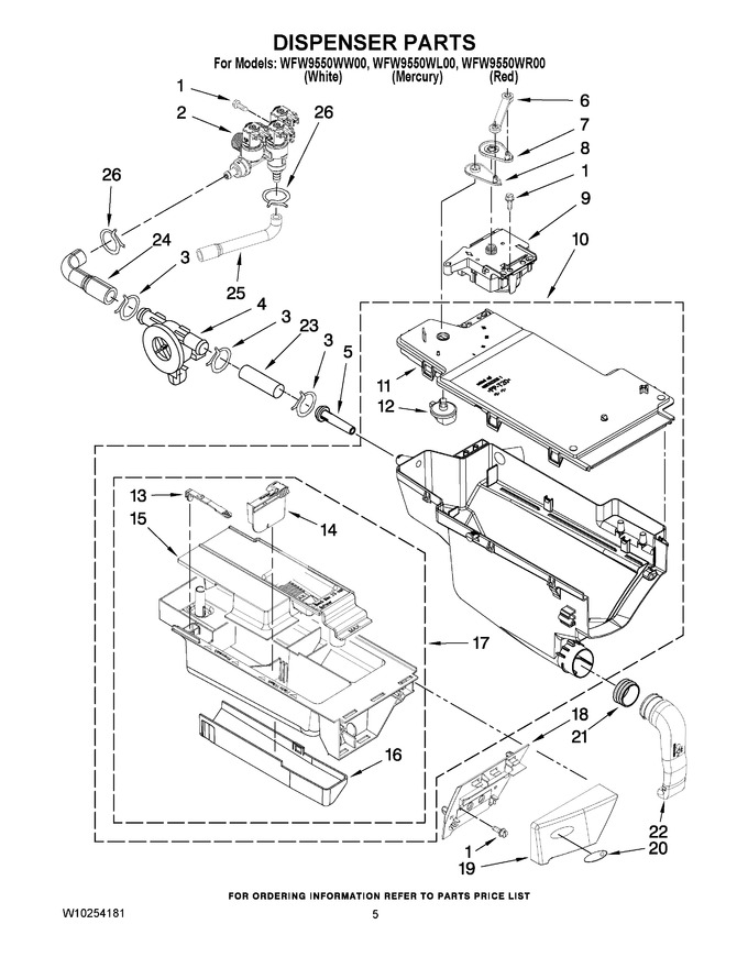 Diagram for WFW9550WW00