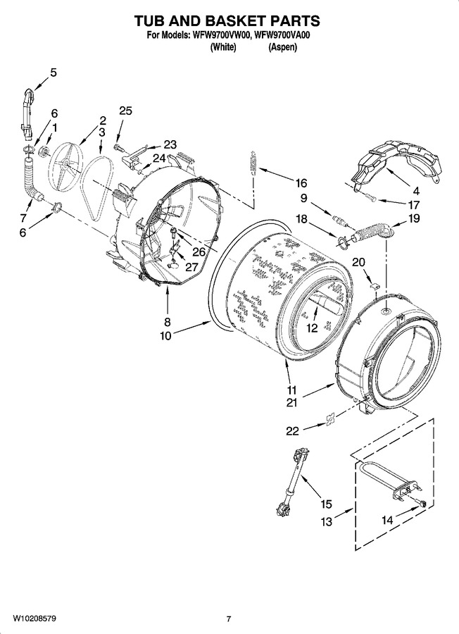 Diagram for WFW9700VA00