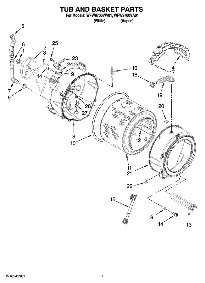 Diagram for WFW9700VA01