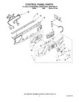 Diagram for 03 - Control Panel Parts