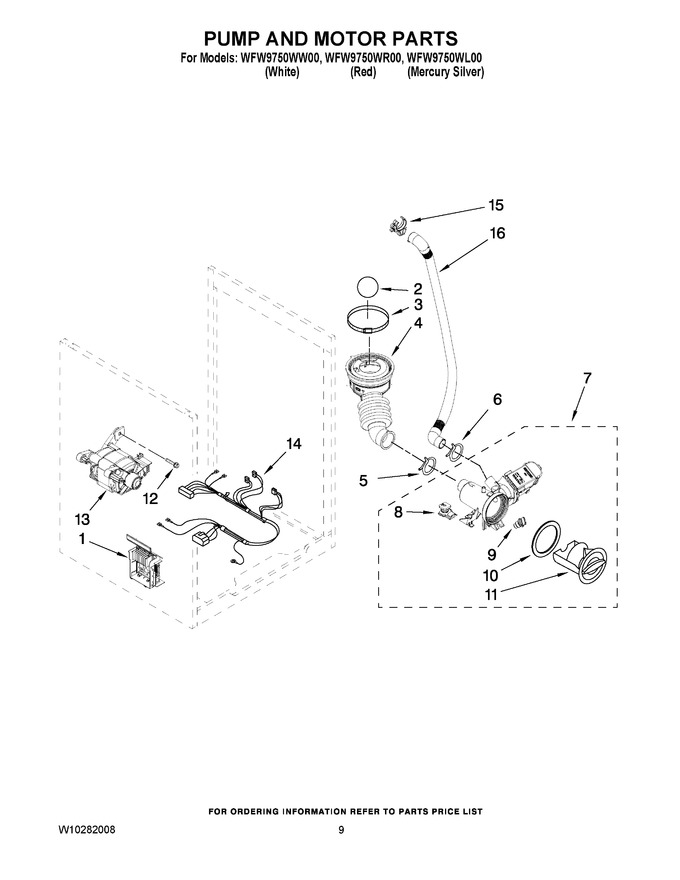 Diagram for WFW9750WW00
