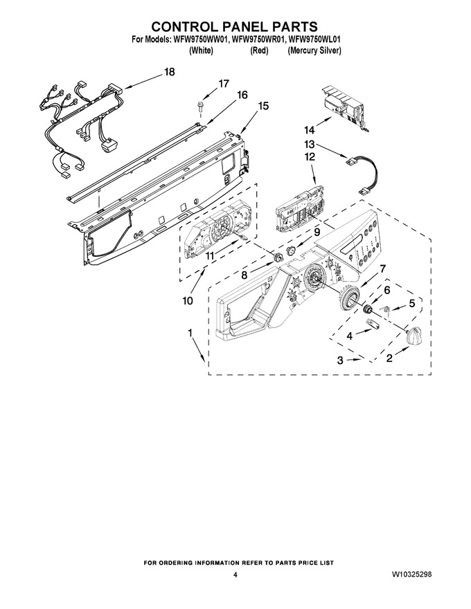 Diagram for WFW9750WL01