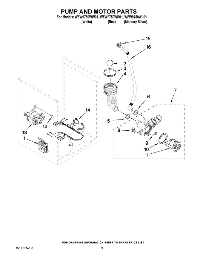 Diagram for WFW9750WW01