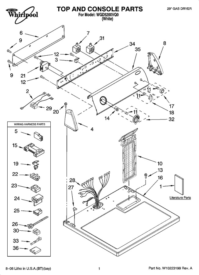 Diagram for WGD5200VQ0