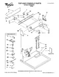 Diagram for 01 - Top And Console Parts