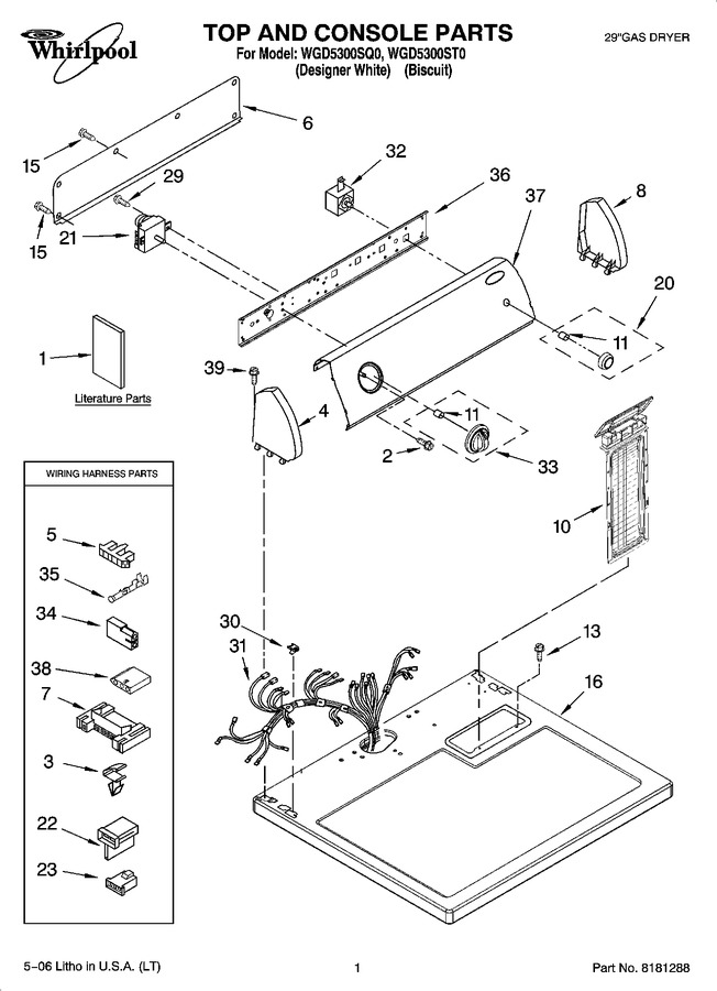 Diagram for WGD5300ST0