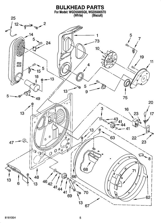 Diagram for WGD5500ST0