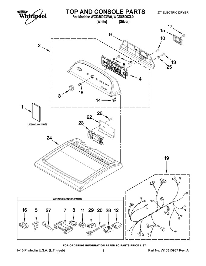Diagram for WGD5500XL0
