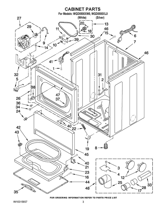 Diagram for WGD5500XL0