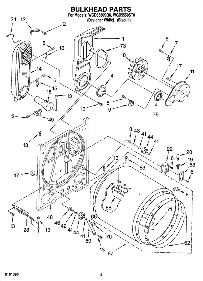 Diagram for WGD5550ST0