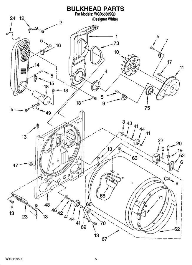 Diagram for WGD5560SQ0