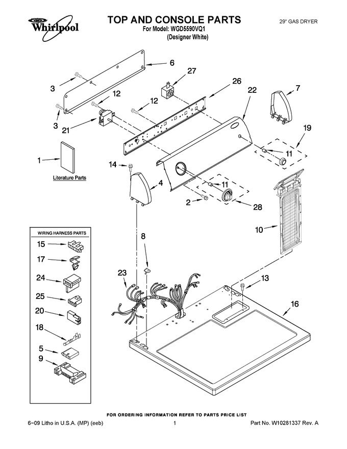 Diagram for WGD5590VQ1