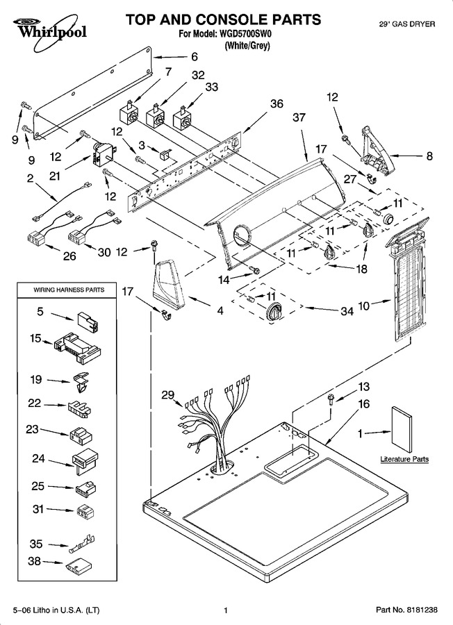 Diagram for WGD5700SW0
