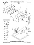Diagram for 01 - Top And Console Parts