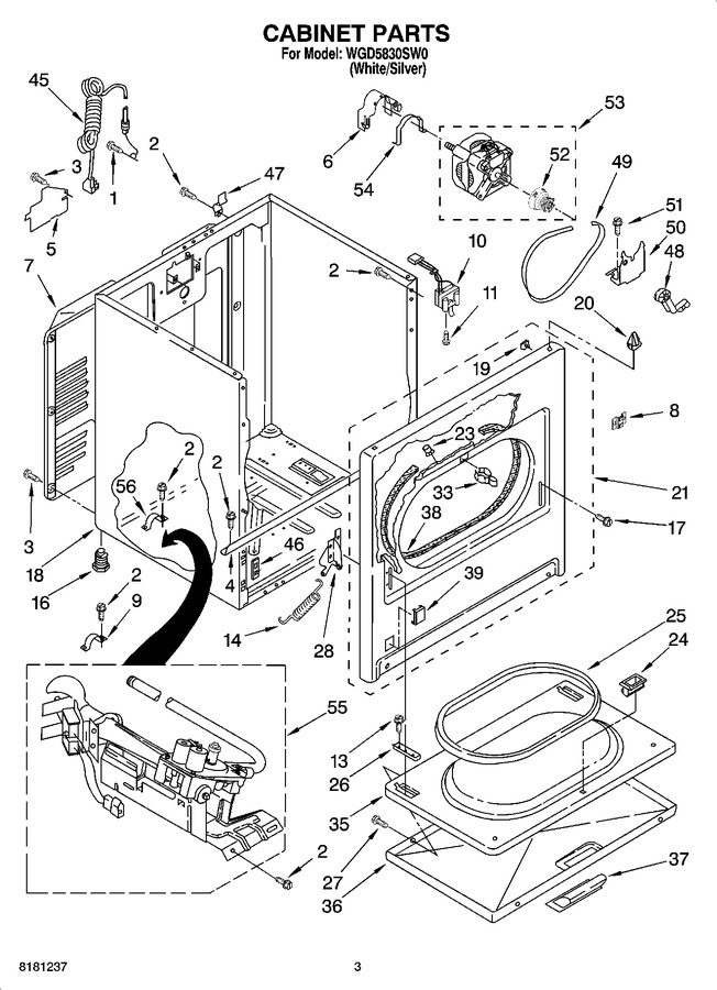 Diagram for WGD5830SW0