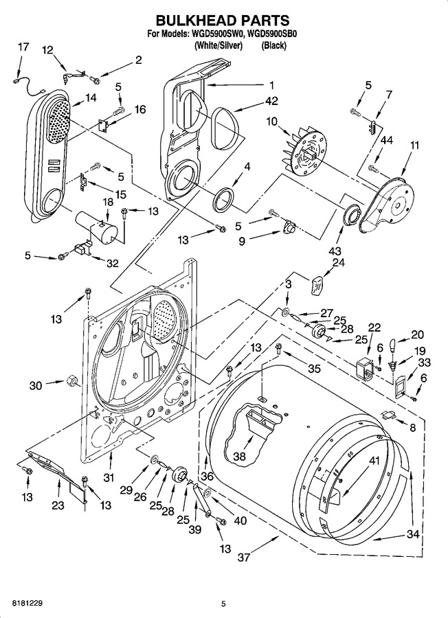 Diagram for WGD5900SB0