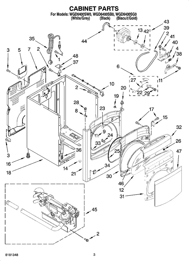 Diagram for WGD6400SW0