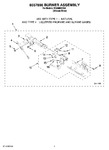 Diagram for 04 - 8557890 Burner Assembly, Optional Parts (not Included)