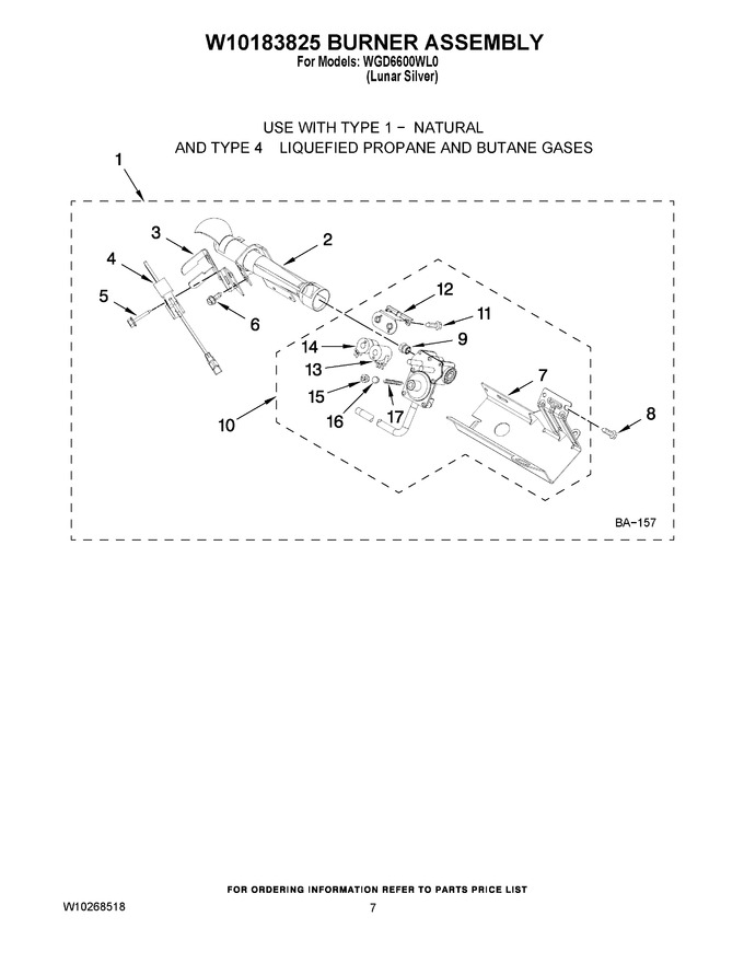 Diagram for WGD6600WL0