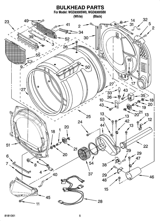 Diagram for WGD8300SW0