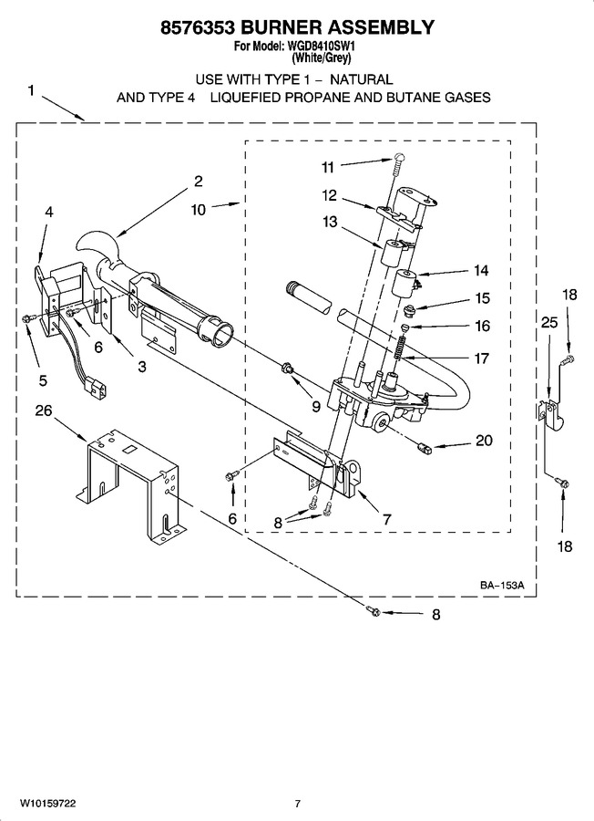 Diagram for WGD8410SW1