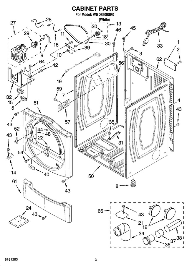 Diagram for WGD8500SR0