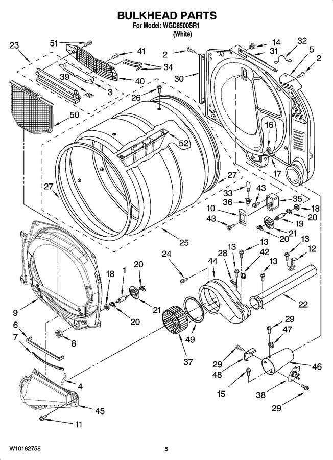 Diagram for WGD8500SR1