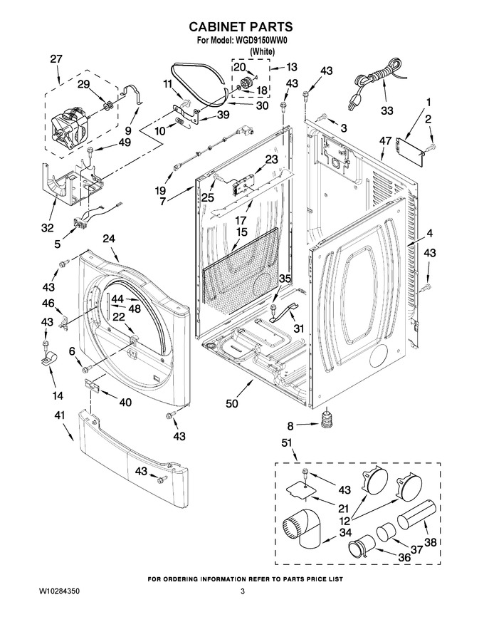 Diagram for WGD9150WW0