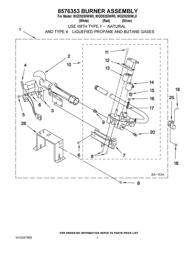Diagram for WGD9250WW0