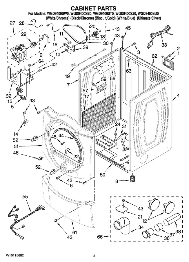 Diagram for WGD9400SW0