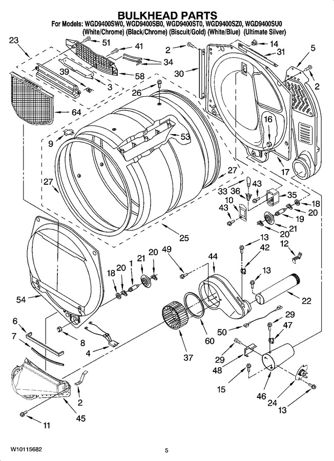 Diagram for WGD9400SU0