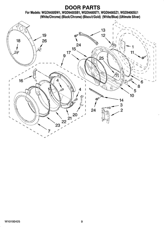 Diagram for WGD9400SZ1