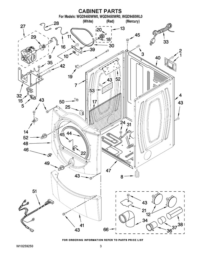 Diagram for WGD9450WL0