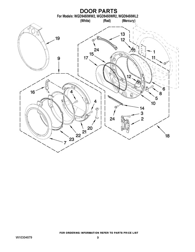 Diagram for WGD9450WR2