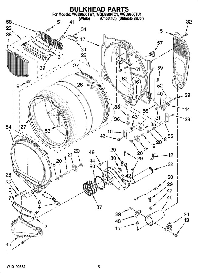 Diagram for WGD9500TU1