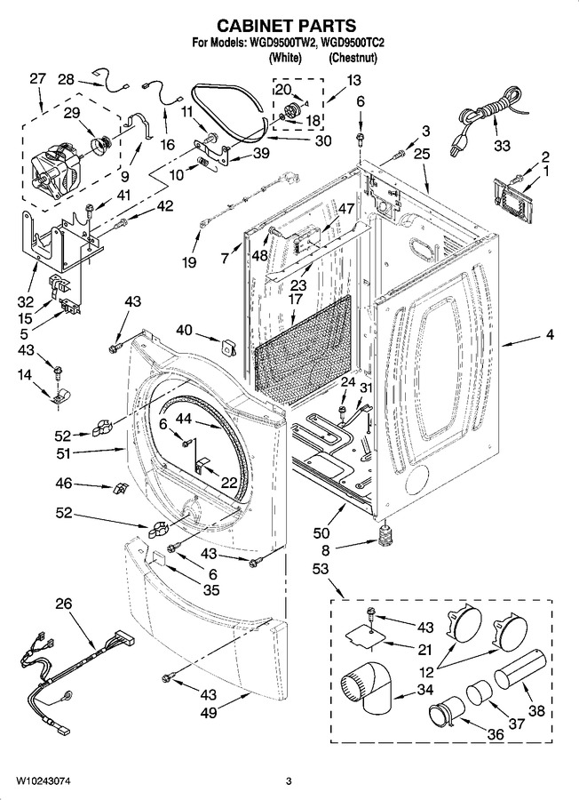 Diagram for WGD9500TW2