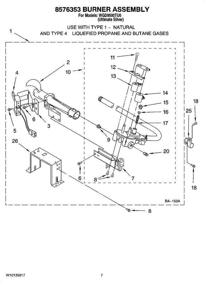 Diagram for WGD9500TU0
