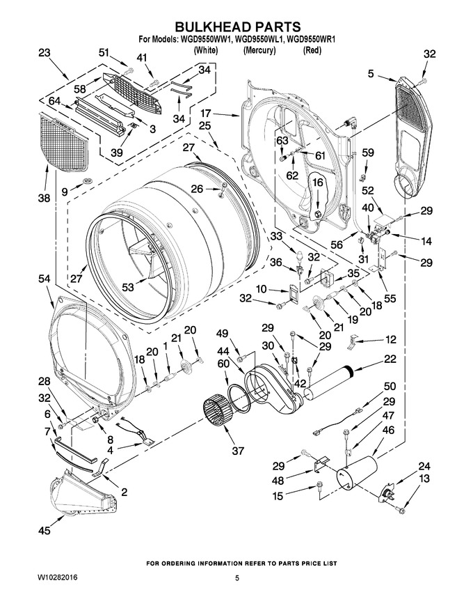 Diagram for WGD9550WL1