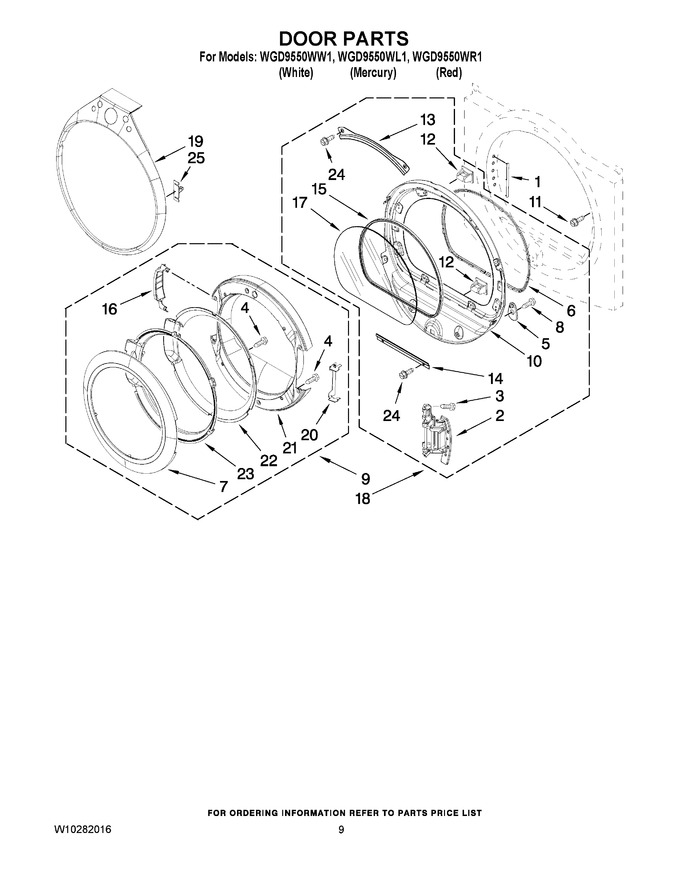 Diagram for WGD9550WL1