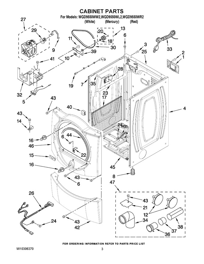 Diagram for WGD9550WR2