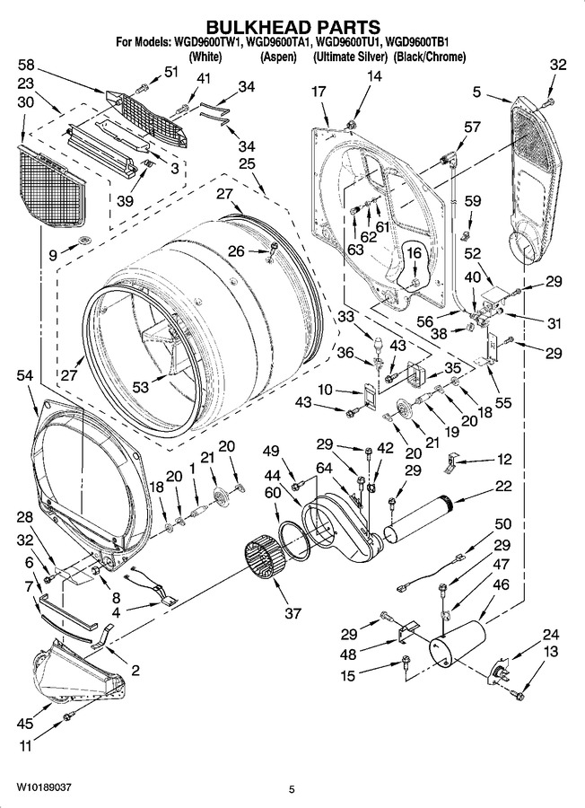 Diagram for WGD9600TW1