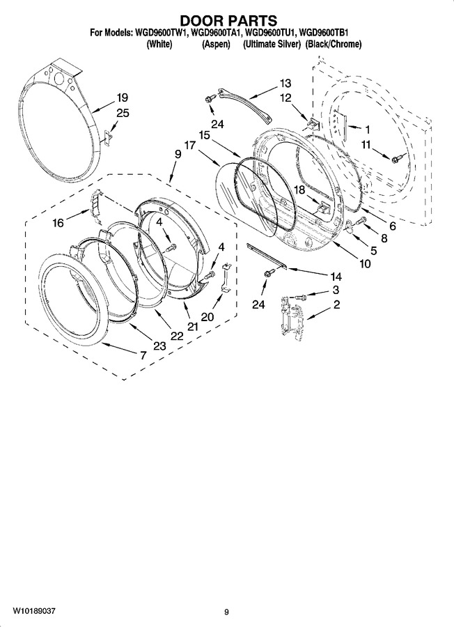 Diagram for WGD9600TU1