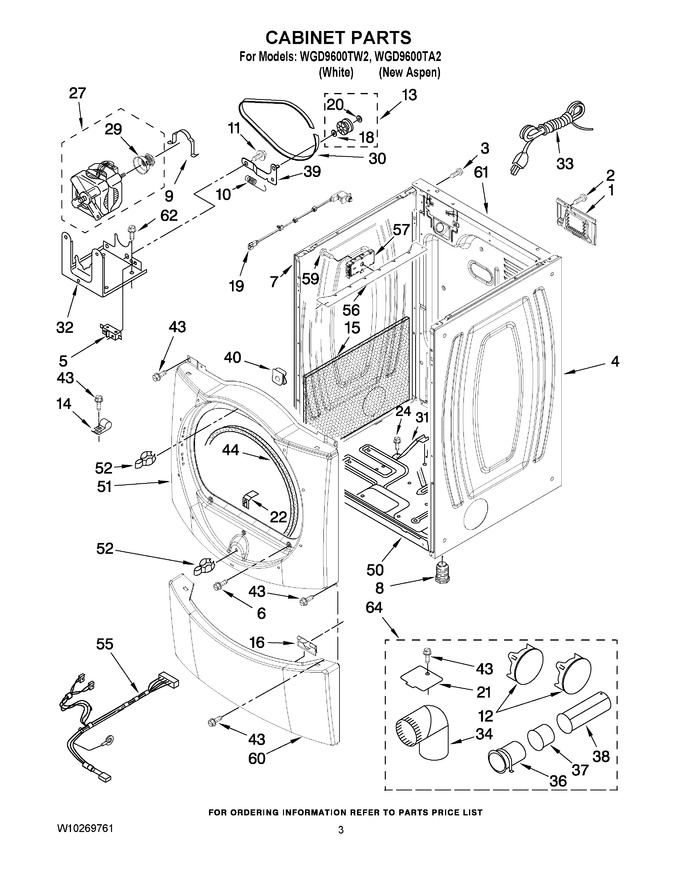 Diagram for WGD9600TA2