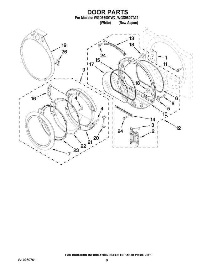 Diagram for WGD9600TA2