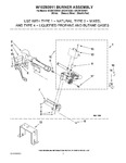 Diagram for 04 - W10293911 Burner Assembly
