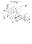 Diagram for 02 - Control Panel Parts