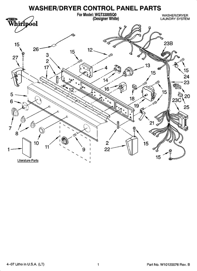 Diagram for WGT3300SQ0